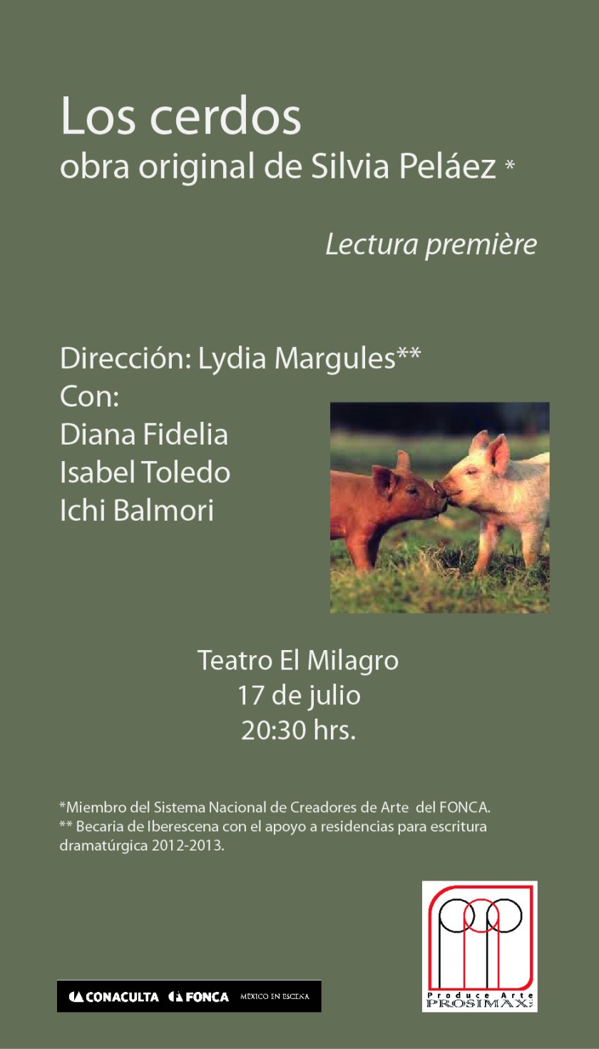 obra nueva de Silvia Peláez Direción Lydia Margules