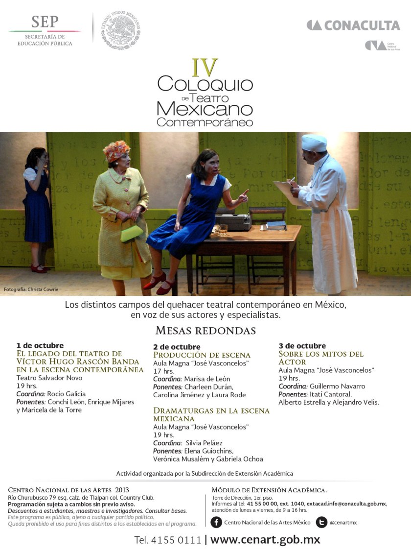 Silvia Peláez coordina y modera mesa Dramaturgas Mexicanas Contemporáneas