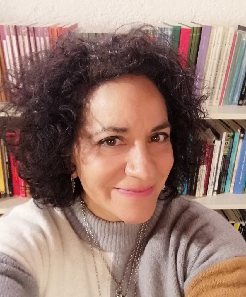 Silvia Peláez en su estudio